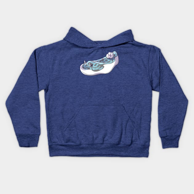 Demiboy Nudibranch Kids Hoodie by candychameleon